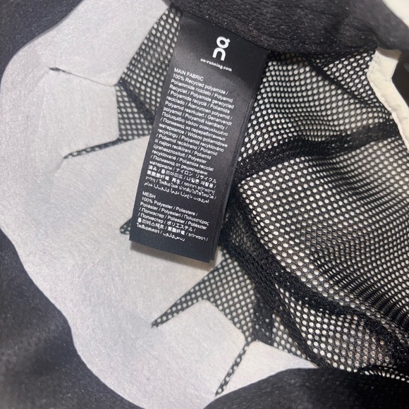 ON Running Off-White Performance Cap Adjustable Lightweight Hat - Picture 5 of 5